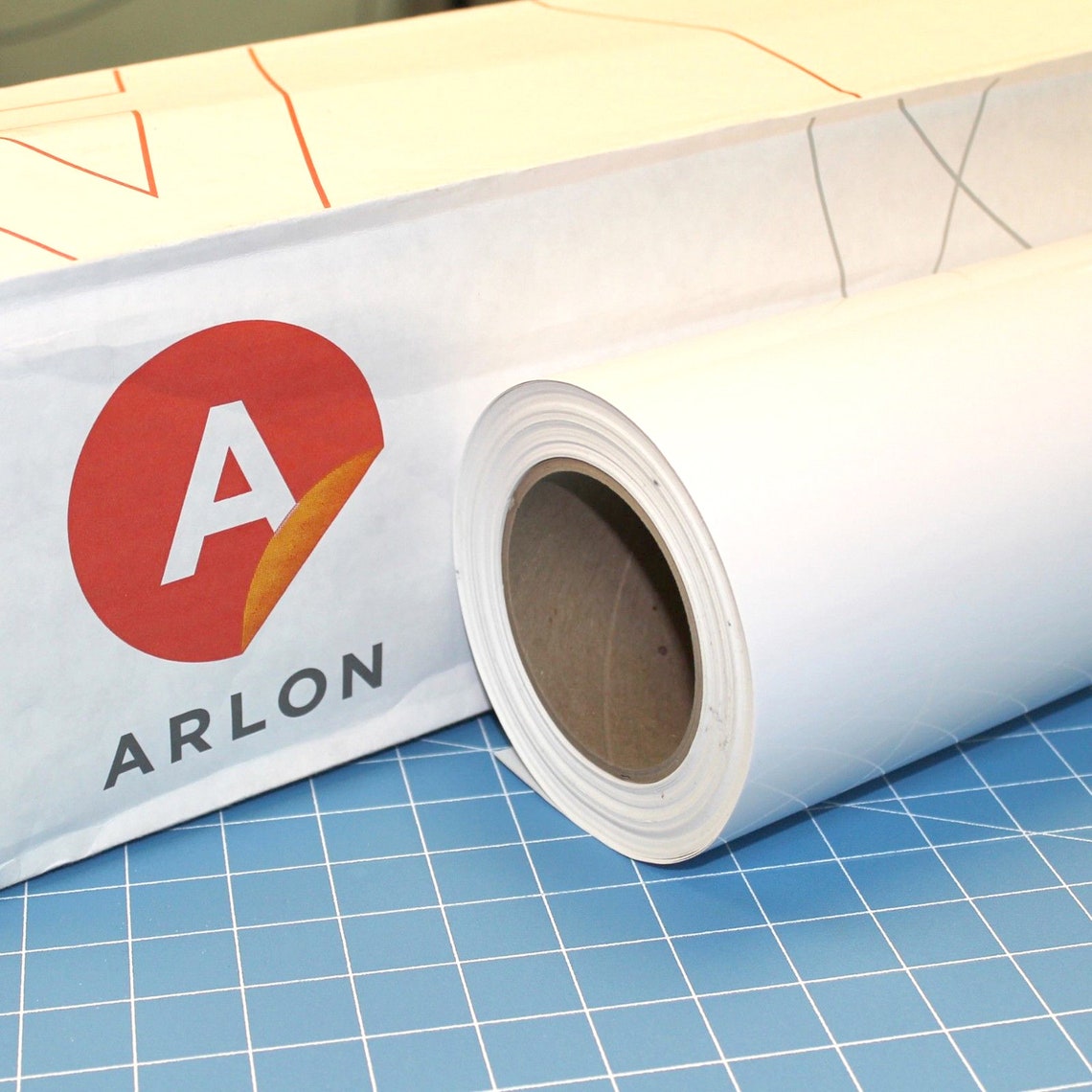 White Arlon 5000 12 X 10' Roll Sign Vinyl Decal | Etsy