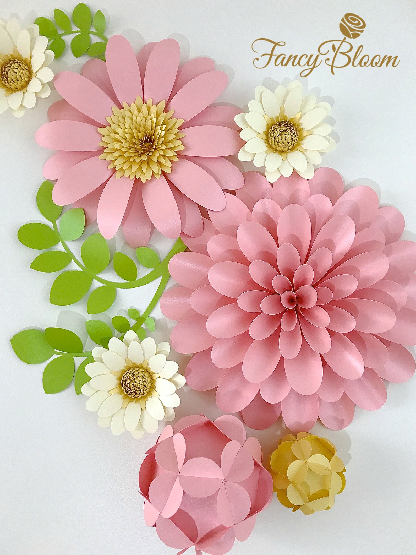 Paper Flower Backdrop/ Wedding Backdrop/ Nursery Backdrop/ Etsy