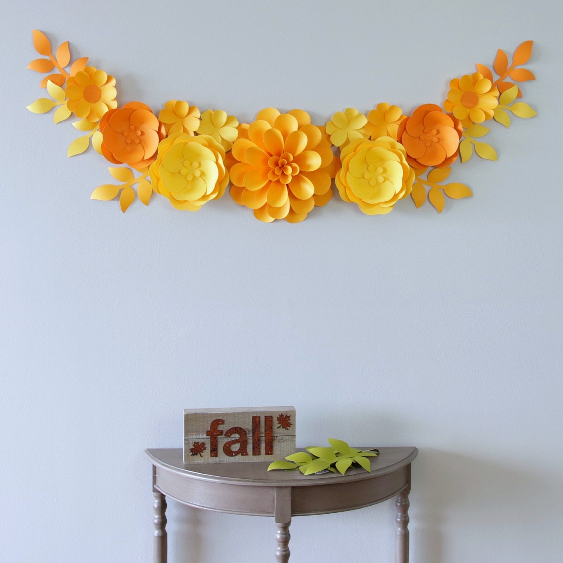 Wall Paper Flowers nursery Wall Paper Flowers Paper Flower Backdrop Gold Paper Flowers Etsy