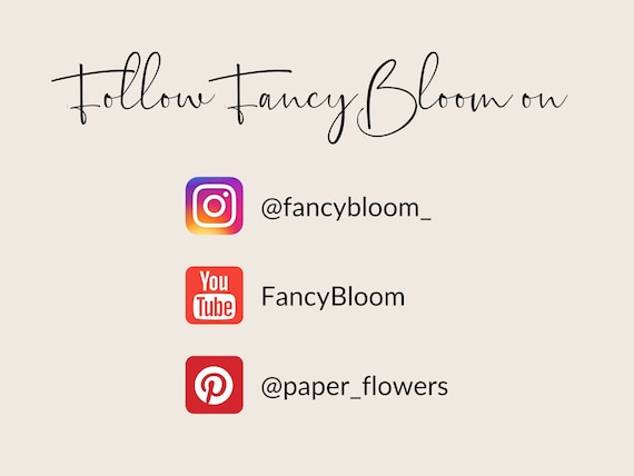 Magnolia Paper Flower Template - FancyBloom