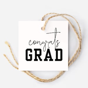 Étiquettes Félicitations pour les diplômés, cadeau promotion 2025, étiquette carrée, cadeau pour les diplômés, étiquette pour carte-cadeau, étiquette volante, cadeau bricolage imprimable, remise des diplômes