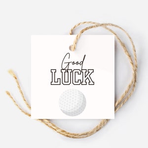 Tagi na dzień meczu golfowego, powodzenia, smakołyk przed meczem, wieczór seniorów, tag golfowy, kwadratowy tag, zawieszka, do wydrukowania