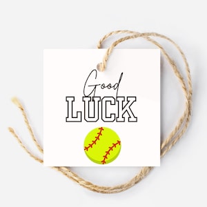 Tagi na dzień gry w softball, powodzenia, smakołyk przed grą, kwadratowy tag, zawieszka, do wydrukowania