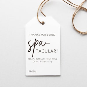 Spa-tacular Lehrer-Geschenkanhänger, Lehrer-Anerkennungsgeschenk, Spa-Geschenk, Geschenk zum Schuljahresende, Dankeschön-Anhänger, DIY-Geschenk