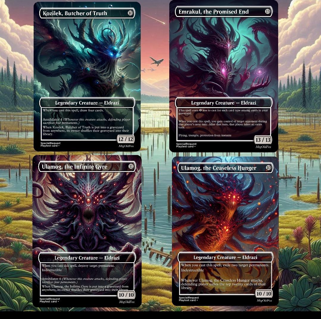 Eldrazi Titan Kit! - Mtg Playtest Cards / Proxy (ulamog, Emrakul, Kozilek) - Etsy Eldrazi Titan Kit! - Mtg Playtest Cards / Proxy (ulamog, Emrakul, Kozilek) - Etsy