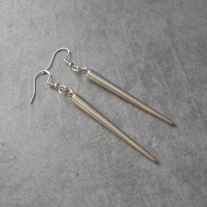 Spitzen Kegel Ohrringe punk gothic Steampunk, 925, und versilbert, verschiedene Größen gross