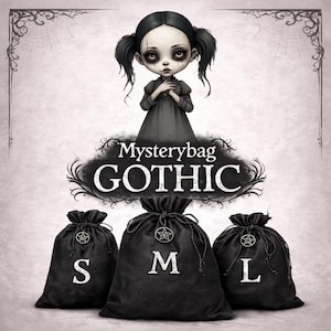 Gothic Mystery Bag Schmuckset – Dark Überraschungsbox in S M L, exklusiv & handverpackt