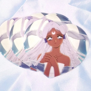 Moon Princess Sticker | 90s Anime Aesthetic Cartoon Fanart on Waterproof Vinyl