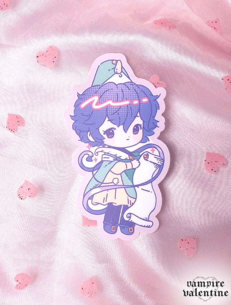 Witch Hat Apprentices Anime Stickers | Cute Colorful Anime Fan Art on Gloss Vinyl Witch Agott