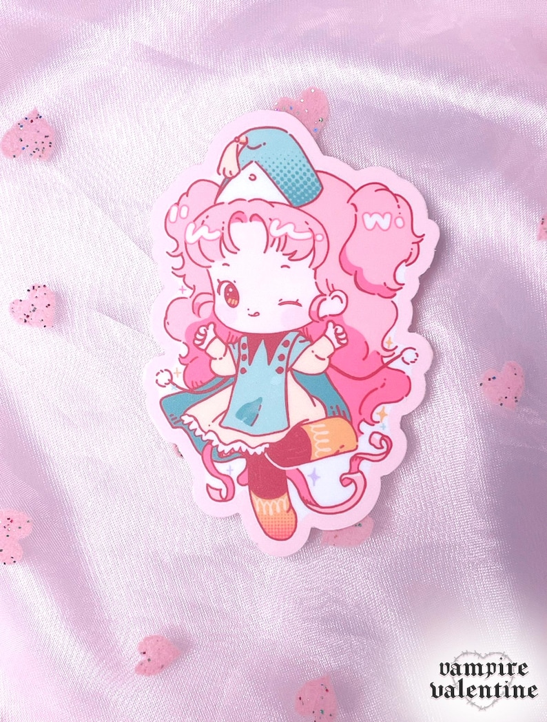 Witch Hat Apprentices Anime Stickers | Cute Colorful Anime Fan Art on Gloss Vinyl Witch Tetia