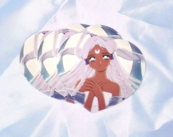 Moon Princess Sticker | 90s Anime Aesthetic Cartoon Fanart on Waterproof Vinyl LAST CHANCE