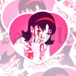 Perfect Blue Anime Sticker | Pink Bloody Mima on Waterproof Vinyl