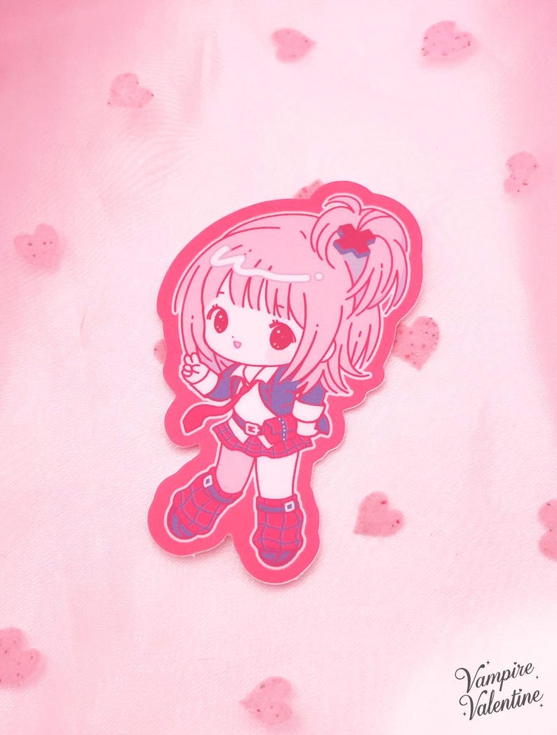 Magical Girls Stickers | Anime Cute Colorful Art on Gloss/Matte Vinyl Egg