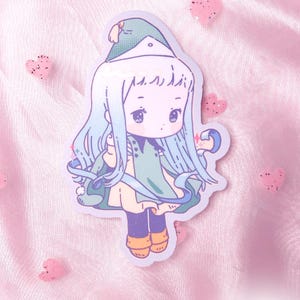 Witch Hat Apprentices Anime Stickers | Cute Colorful Anime Fan Art on Gloss Vinyl Witch Richeh
