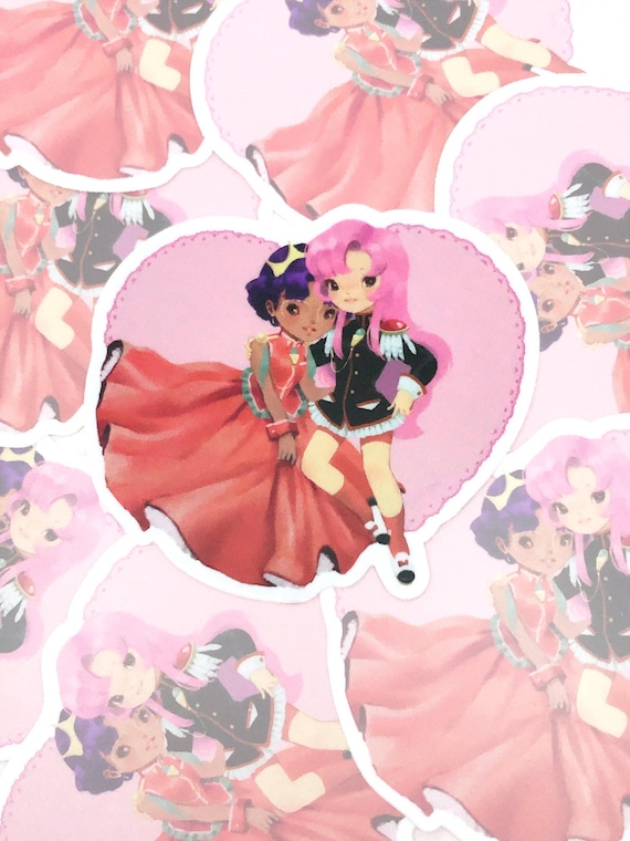 Revolutionary Girls Sticker | Cute Quirkly Magical Girl Classic Anime Art on Waterproof Vinyl | LAST CHANCE