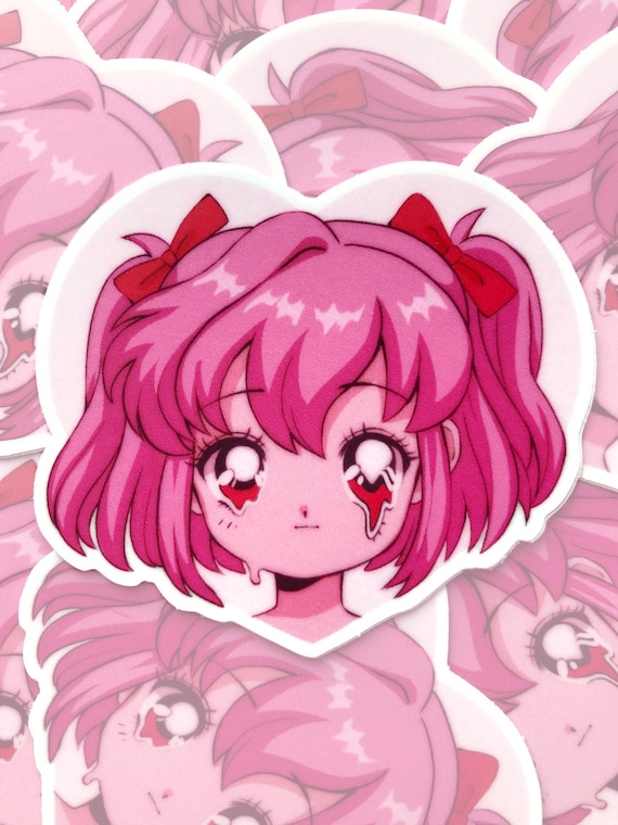 Anime Menhera chan sad why | Sticker