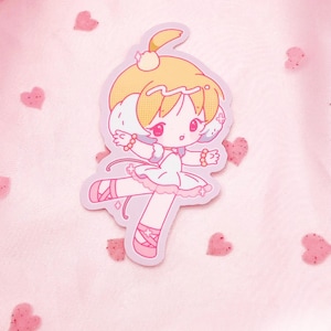 Magical Girls Stickers | Anime Cute Colorful Art on Gloss/Matte Vinyl Swan