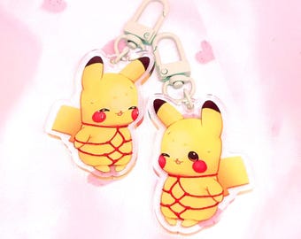 Shibari Chu Keychain | Funny Kink Gaming Anime Fanart on Acrylic Charm Accessory | LAST CHANCE