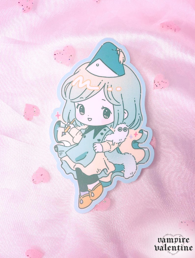 Witch Hat Apprentices Anime Stickers | Cute Colorful Anime Fan Art on Gloss Vinyl Witch Coco