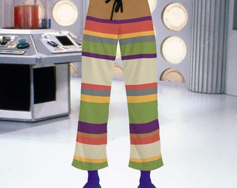 Doctor Who 4th Doctor Tom Baker Scarf Lounge Pants - Human Male