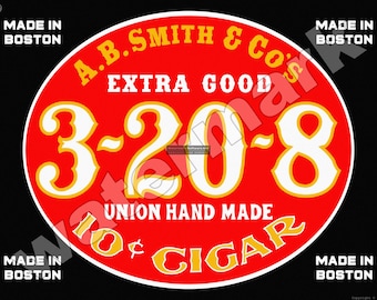 3-20-8 10 Cent Cigar 9"x12" Metal Sign