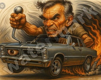 Classic Cars and Stars 9"x12" Metal Sign G77