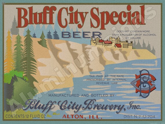 Bluff City Beer Label 