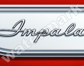Impala Emblem 9"x12" Metal Sign