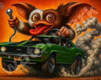 Classic Cars and Stars 9"x12" Metal Sign G67