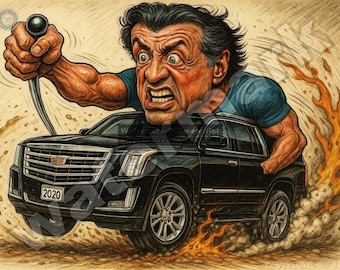 Classic Cars and Stars 9"x12" Metal Sign G78