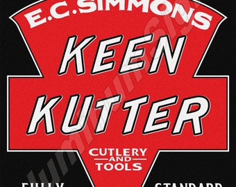 We Sell Keen Kutter 9" x 12" Sign