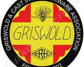 Griswold Association 11.75 quot Round Sign