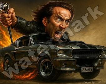 Classic Cars and Stars 9"x12" Metal Sign G75