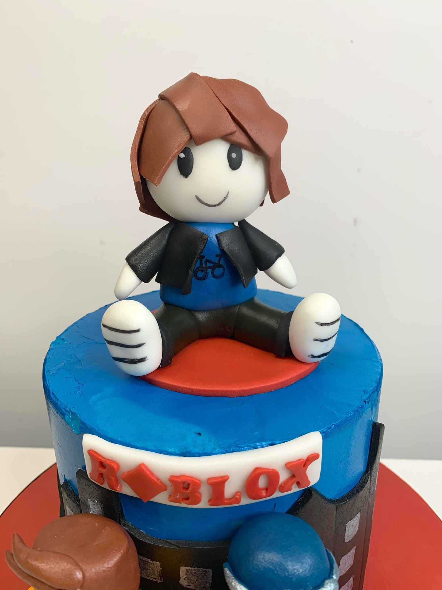 Roblox Bacon Boy Roblox Cake Topper Bacon Hair Boy Etsy