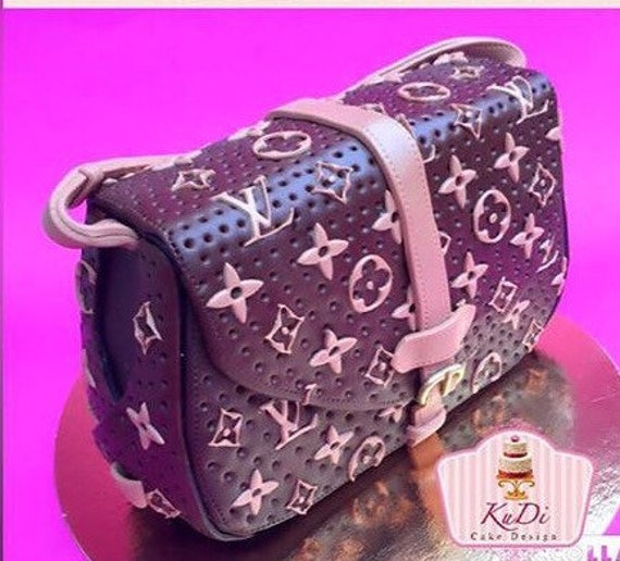 Louis Vuitton handbag 3D Cake Topper fondant | Etsy