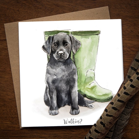 Labrador print 2025 wellies
