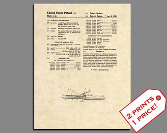 Official Hair Stylist Scissors US Patent Art Print Cosmetology Shears 447