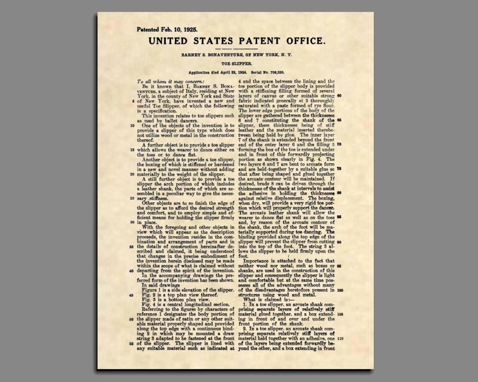 patent prints - ballet shoe patent art - vintage ballet slipper ballerina wall art - ballet dancer decor patent print - ballet w