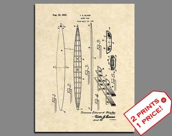 Surfing Wall Art - Surfboard Patent Prints - Surfing Art Patent Print - Surfing Artwork Patent Poster - Vintage Surfing Decorations - 230