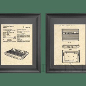 Patent Prints Atari 2600 Patent Art Vintage Video Game Poster Video ...