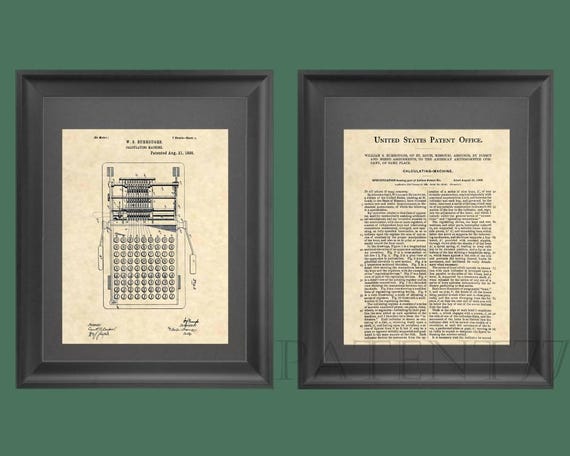Official Rocket Patent Print Art Vintage 1914 NASA Science Antique 181