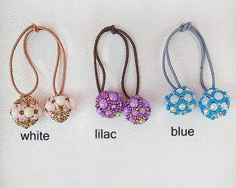 7 accessori per capelli con perline: coroncina di cavallo con perle, elastici con perline bianche, fasce elastiche, corde per capelli da principessa con cristalli, per donne e ragazze