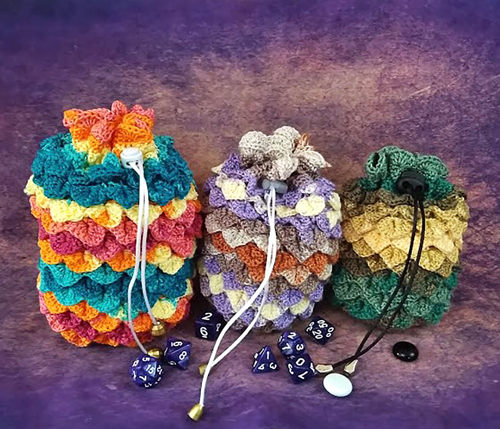 Crochet dragon egg bag sale