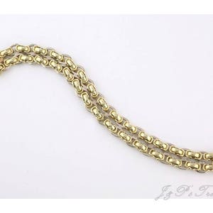Personalized 14k or 18k yellow and white gold bracelet, 100% handmade.