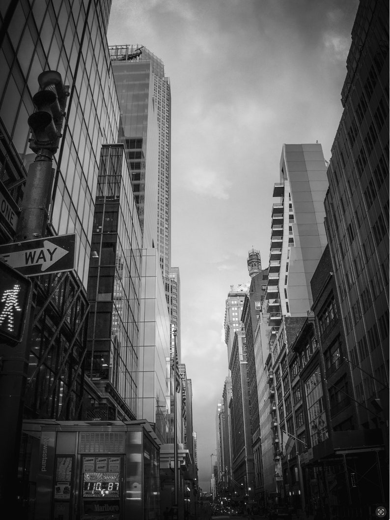 NYC, New York City, Art Print, Black and White, BW Art Print, Home Decor, Wall Art image 2