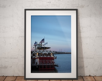 River Boat New Orleans Louisiana Art Print