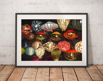 Lanterns, Vietnamese Lanterns, Hoi An, Vietnam, Art Print, Photography