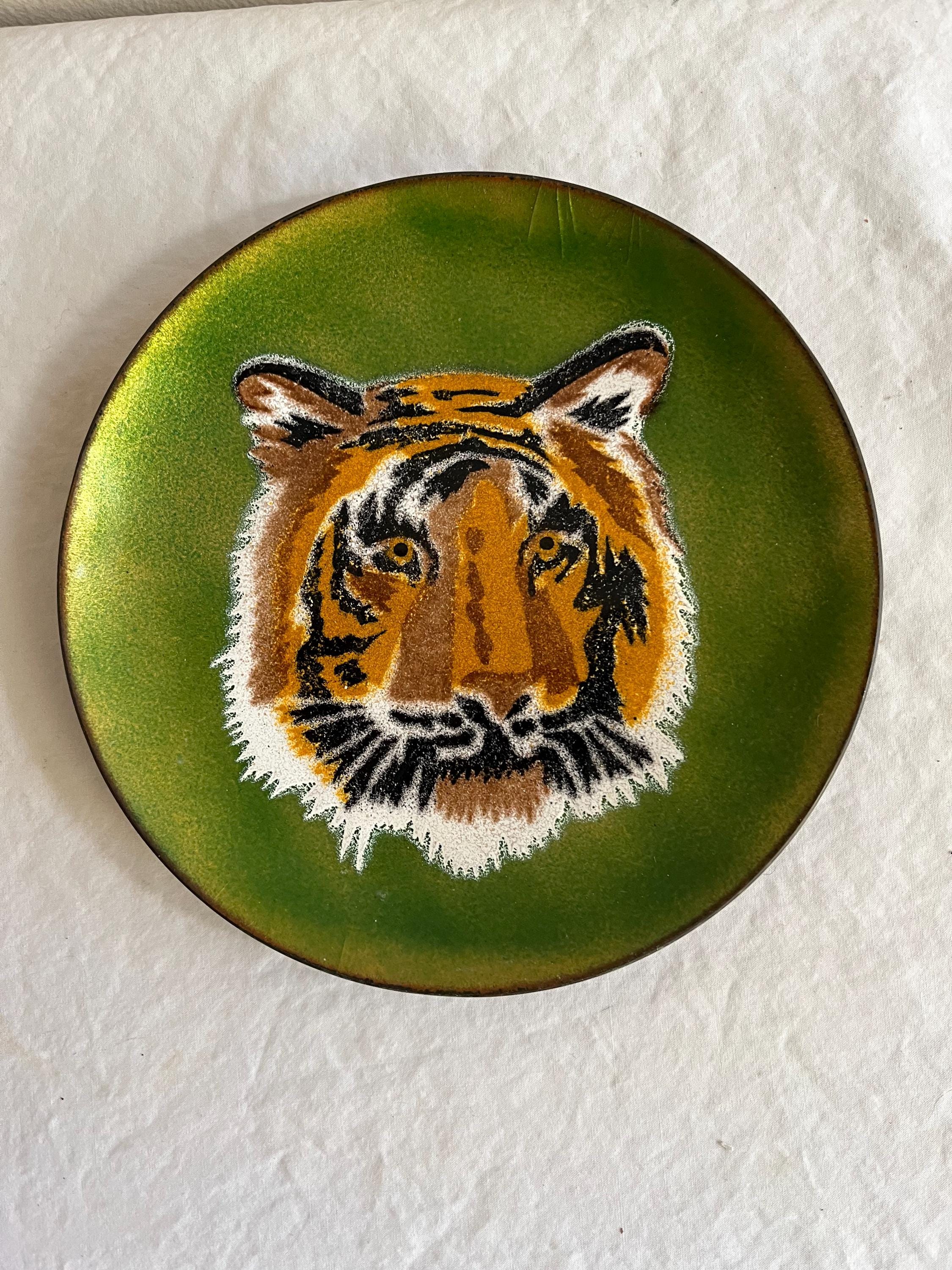 Annemarie Davidson Enamel Plate - Etsy