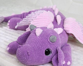 Crochet pattern: Snuggle dragon