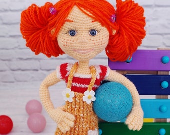 Crochet pattern Doll Tonya